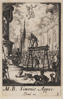 TvB G 4824
<br/>
Martyrium Simon ("Kleine Apostelserie")
<br/>
<em>Callot, Jacques (1592 - 1635)</em>